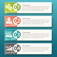 Infographic label template design N3