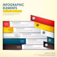 abstract origami infographics N6