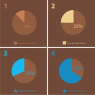 Beige flat infocharts