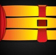 Abstract vector background with infographic style banners