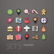 Flat Icons Set N37