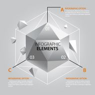 Polyhedron Infographics Template N2