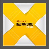 Abstract paper elements orange background N2