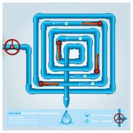 Water Pipeline Business Infographic N8