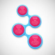 metaball colorful round diagram infographics N161