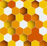 Background made of colorful hexagons N2
