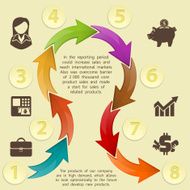 Infographics design template N70
