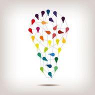Lightbulb Abstract Design