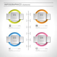 Business infographics elements Modern design template Abstract web layout N13