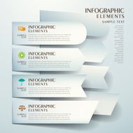 abstract origami infographics N8