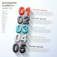 abstract option infographics N18