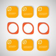 Ninth vector shapes yellow