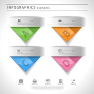 Business infographics elements Modern design template Abstract web layout N14
