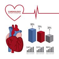 infographics of cardiology design N2