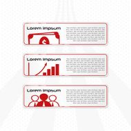 Metallic tablet attached Infographic banner