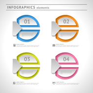 Abstract infographics elements Modern design template Web or graphic layout