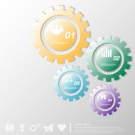 Color Gears Infographics N2