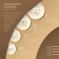 3d abstract chart infographics