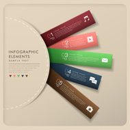 3d abstract banner infographics N2