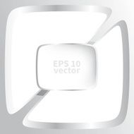 3D geometrical speech bubble vector message icon background N8