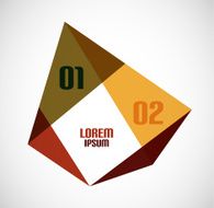 Modern geometrical abstract background N6