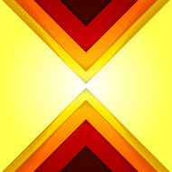 Abstract red and orange triangle shapes background N13