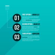 Abstract infographics banner design N66