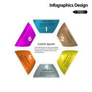 modern hexagon infographics options banner N8