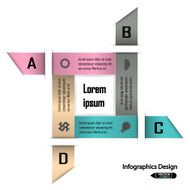 Modern infographics options banner N731