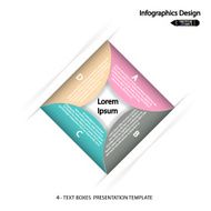 Modern infographics options banner N732