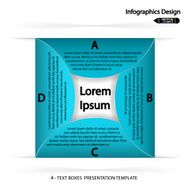 Modern infographics options banner N733