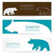 Bear banners