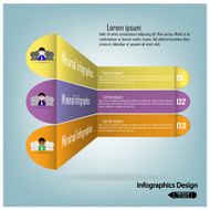 Modern colorful infographics options banner N13