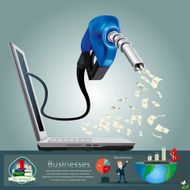 businessman infographics vector illustration N11