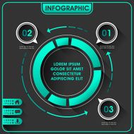 Abstract infographics design N70