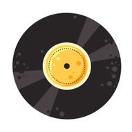 Vector vinyl record