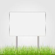 Background for text with grass