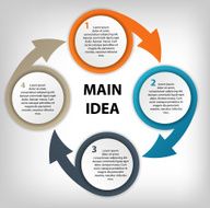 Infographic business template vector illustration N664