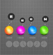 Modern creative infographic design