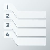 Light Gray Steps Infographics Elements N6