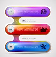 Vector infographic banners N3