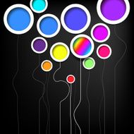 colorful circles background N2