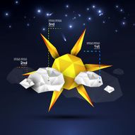 Vector weather infographics
