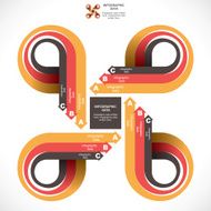 Abstract infographic N49