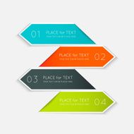 Abstract business info graphics template with icons N143