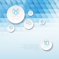 Triangular background Vector illustration