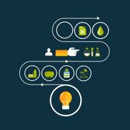 Set vector icons of fuel and petroleum industries N4