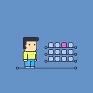 find the necessary thing among a large number of options