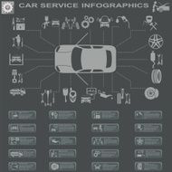 Car service infographics N4