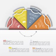 Modern business Infographics circle layout N3